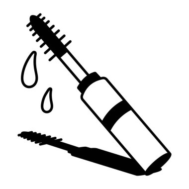 Diş fırçasının el çizimi simgesi 