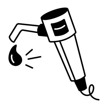 Diş araştırmasının el çizimi simgesi. 