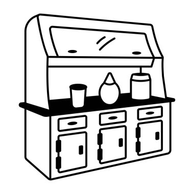 Elle çizilmiş duman başlığı simgesi