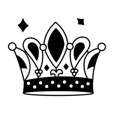 Mücevherlerle süslenmiş doğum günü tacı.