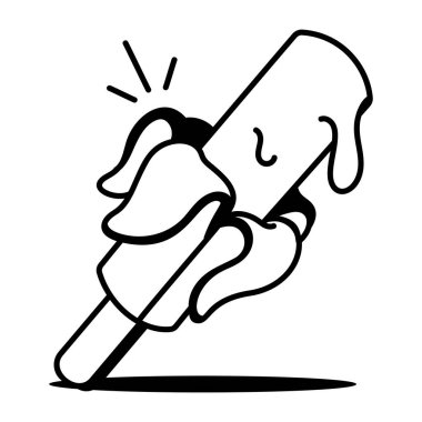 Somun ekmeği sepeti ikonu Brevector, ikon. 