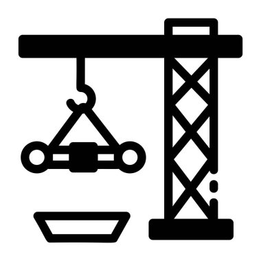 Asansörü resmeden bir kabartma simgesi 