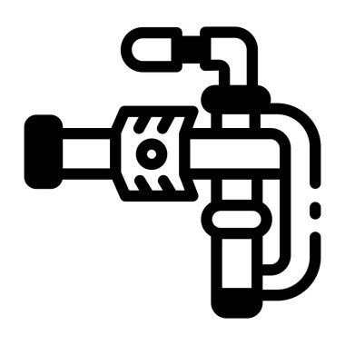 Glyph simgesi uygun bir boru ipliği gösteriyor 