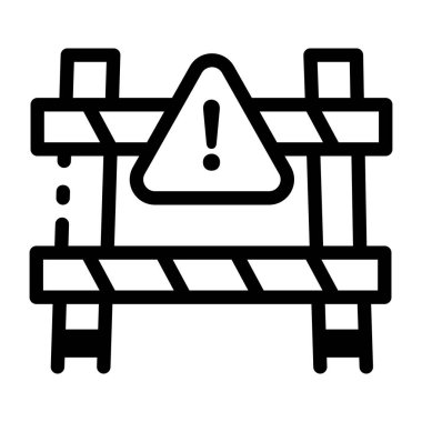 İnşaat işaretinin altındaki bir simge biçimi simgesi 