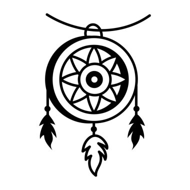 Bir düş kapanı tasvir eden karalama tarzı bir simge 