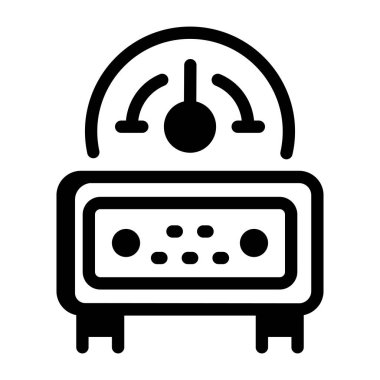 Doğrusal biçimde laboratuvar santrifüj makinesi simgesi 
