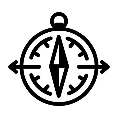 Yönsel pusula için bir satır biçimi simgesi 