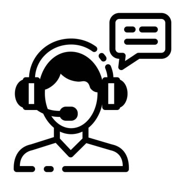 Temsilci imzasını gösteren doğrusal bir simge 