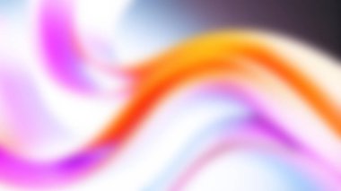 Neon efektli dalgalı renkli bir arkaplan 