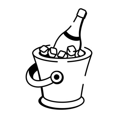 Halo kalbin el çizimi simgesi. 