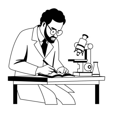 Kıdemli bir bilim adamının kabartma çizimi araştırmasını bir kitaba yazdı. 