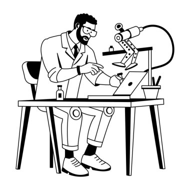 Sibernetik mühendisliği tasviri. 