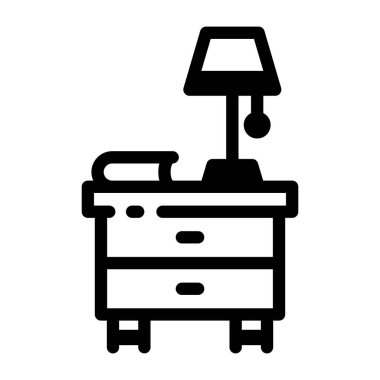 Bir okuma lambasının doğrusal simgesi okunuyor 