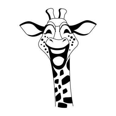 Gülen zürafanın sembolü. 