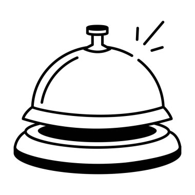 Doodle biçim simgesi servis zilini gösteriyor 