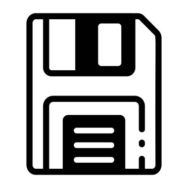 Disketin katı biçim simgesi 