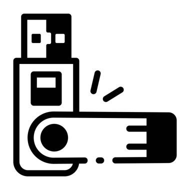 Flaş bellek gösteren bir simge 