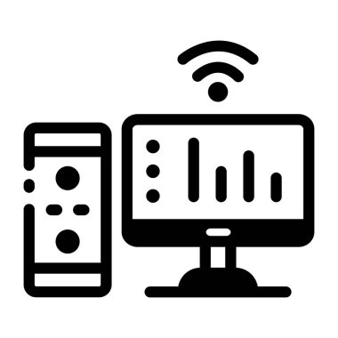 Bir iot aygıtının doldurulmuş biçim simgesi 