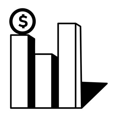 Kar marjının karalama tarzı simgesi 