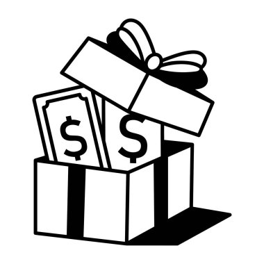 El çizimi bir para sürprizi. 