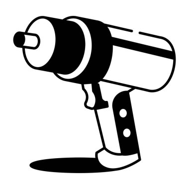 Bir plazma kesicinin karalama biçimi simgesi Cgliph, vektör, simge 