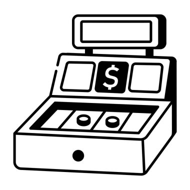 Yarım yamalak bir makine çizimi