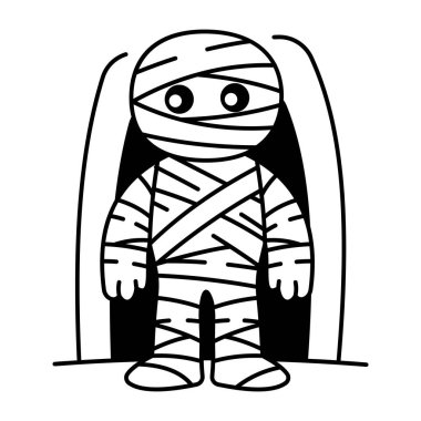 Cadılar Bayramı mumyasının kusurlu bir simgesi.