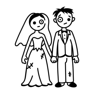 Zombi çiftin kabataslak bir simgesi