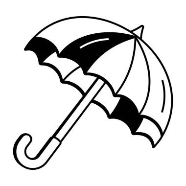 Sonbahar fenerinin el çizimi simgesi. 