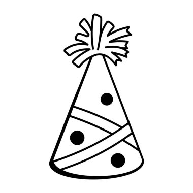 Doodle stilinde dizayn edilmiş bir kadeh tokuşturma simgesi