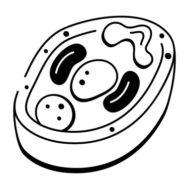 Yarım yamalak tasarlanmış bir alkol lambasının simgesi.