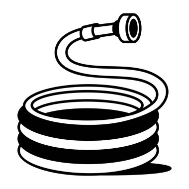 Sarılmış su borularının yarım yamalak bir simgesi.