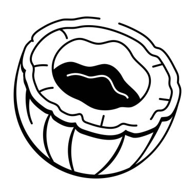 Su kabağının karalama stili simgesi