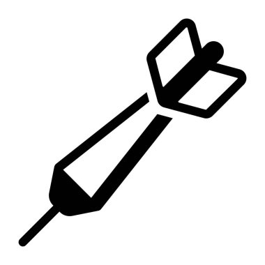 Dart iğnesini gösteren satır biçimi simgesi 