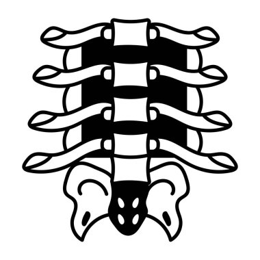 Diseksiyon tepsisinin el çizimi biçimi simgesi