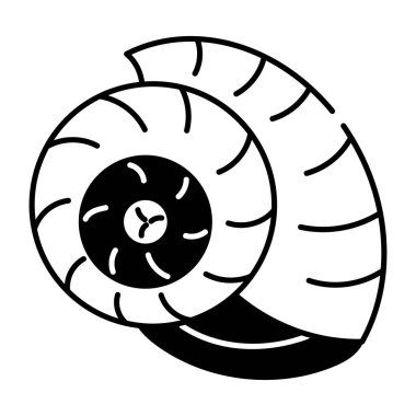 CochlA el çizimi kokleaea biçim simgesi