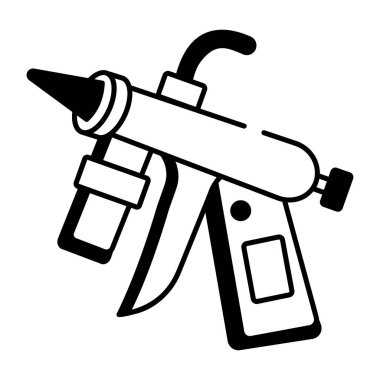 Yağ tabancasının karalama stili simgesi