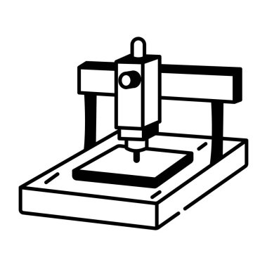 cnc yönlendiricisinin kusurlu bir biçim simgesi