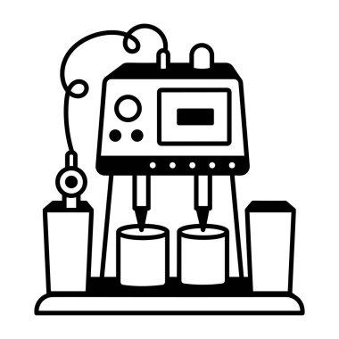 Yapıştırıcının dağıtıldığı bir çizim biçimi simgesi