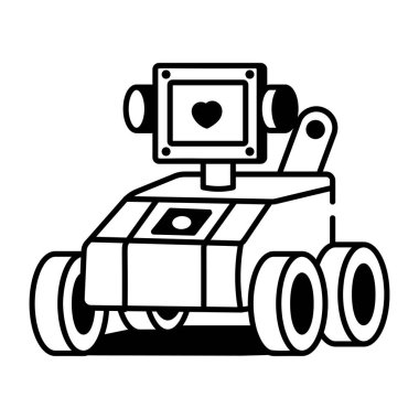 Ay Gezgini 'nin bir taslak biçimi simgesi