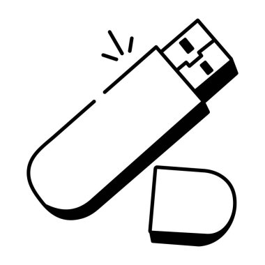 usb 'nin kusurlu bir biçim simgesi