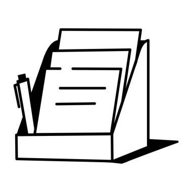 Dizüstü bilgisayarın karalama tarzı simgesi