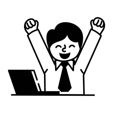 Dizüstü bilgisayarın karalama tarzı simgesi