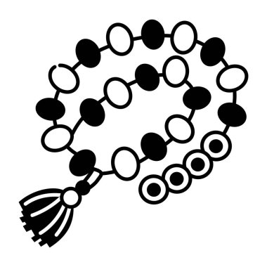 Dua boncuklarının karalama tarzı simgesi