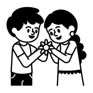 Raksha Bandhan 'ın çizim biçimi simgesi