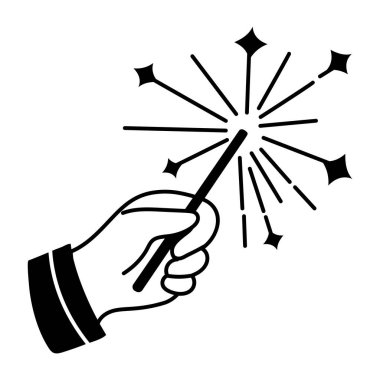 Maytap biçiminde yarım yamalak bir simge