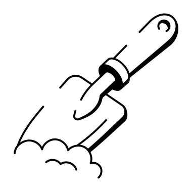 Bitki rafının karalama tarzı simgesi