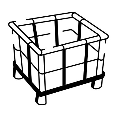 Bitki rafının karalama tarzı simgesi