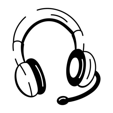Ofis kulaklıklarının kusurlu bir simgesi