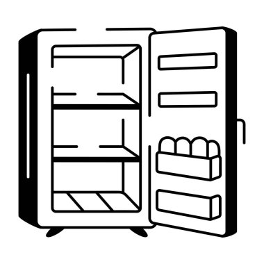 Dondurucunun el çizimi bir simgesi